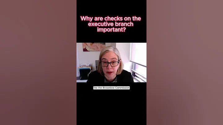 Why are checks on the executive branch important?