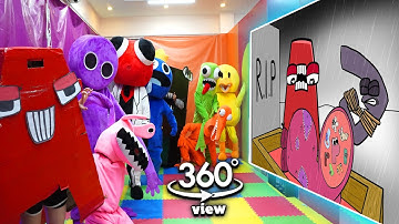 Rainbow Friends 360° - CINEMA HALL |Alphabet Lore But It