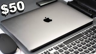 CHEAP Apple MacBook Desk Setup! ($50!)