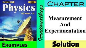 Example Ex. 1B | #ICSE #Selina #Physics #ClasslX  ICSE | Chapter : Measurement and Experimentation|