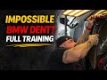 7 Shops Said “Impossible” — FULL TRAINING Fixing BMW M4 Quarter Panel Dent (1 Hour Tutorial)
