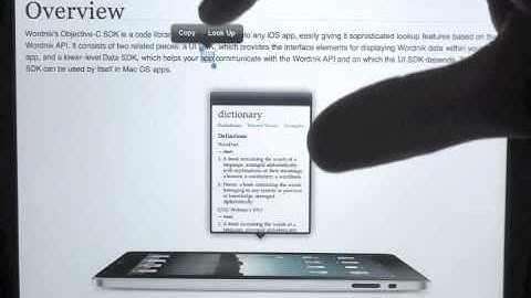 Wordnik WordKit SDK Interaction