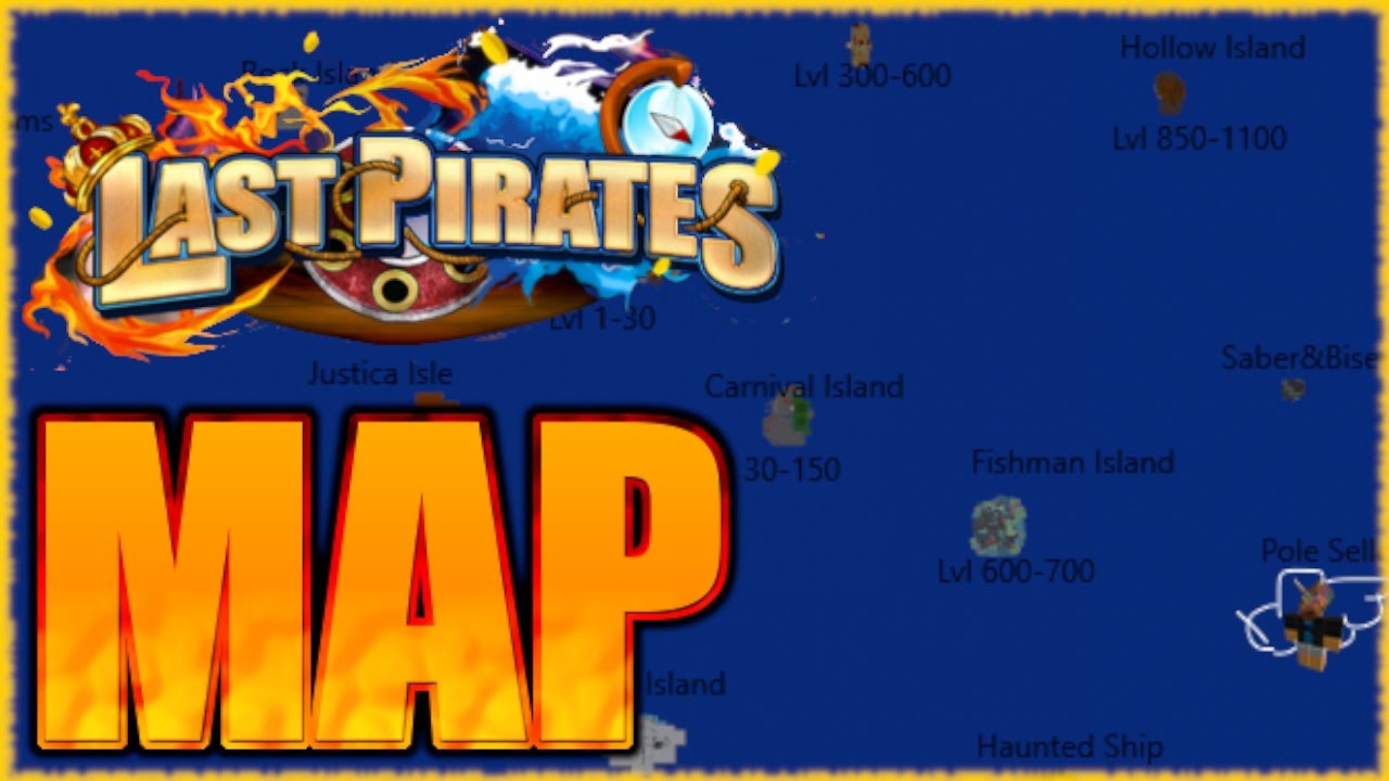 Last Pirates map - every location marked