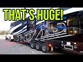 MASSIVE TOY HAULER RV! Look inside this beast!