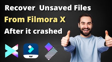 How to recover Unsaved Projects in Filmora || Find Backup Projects ||