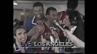 76ers NBA 1983 Champs. Post game and Parade