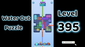 Water Out Puzzle Level 395 Walkthrough 💧 | Step-by-Step Solution | SolutionGuruji