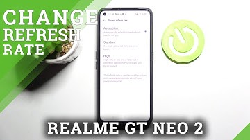 How to Set Up Refresh Rate on REALME GT Neo2 – Display Settings