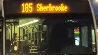 Take A trip Wirh Me To 185 STM BUS To frontenac Metro To Joeittle Metro