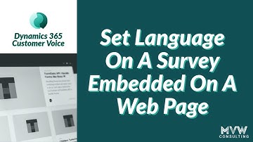 Set Language For D365 Customer Voice Survey Embedded On Website - D365 Customer Voice