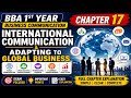 International Communication Adapting to Global Business | Full Chapter Explained 🌍