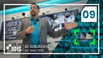 IDIS | Advanced AI Video Analytics and Vaidio Integration at ISC West 2025