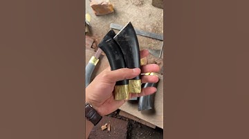 CÁN DAO MÓNG NGỰA TỪ SỪNG TRÂU #daoachu