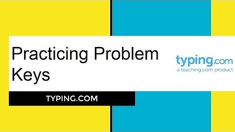 #4 Practicing Problem Keys | #Typing.Com #OnlineApps