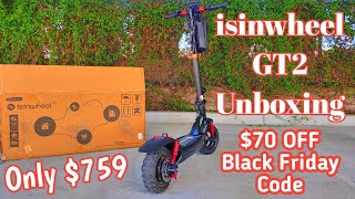 isinwheel GT2 Unboxing - 800W Off Road Electric Scooter