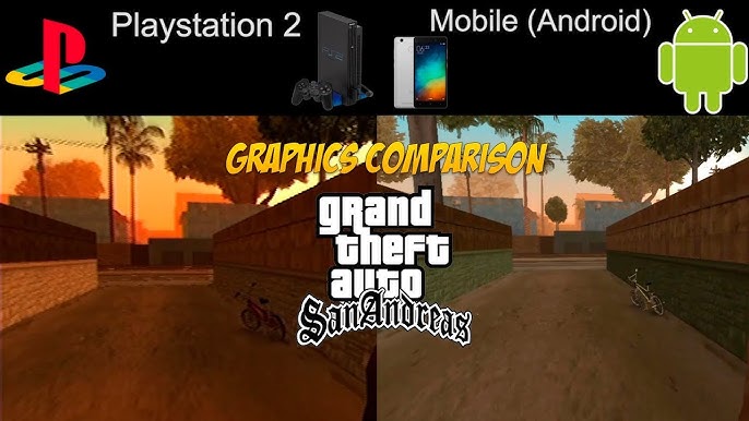 GTA San Andreas PS2 Graphics for Mobile (version from 29.07.21