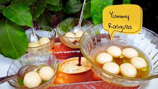 RASGULLA RECIPE | No vinegar | No maida | Homemade | ROOFTOP KITCHEN screenshot 3