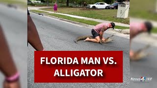 Celebrity WILD VIDEO: Florida man uses bare hands to remove 8-foot gator from busy road Profile