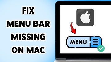 How To Fix Menu Bar Missing On Mac 2025 | Restore Disappeared Menu Bar
