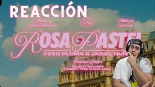 (REACCIÓN) Peso Pluma, Jasiel Nuñez - Rosa Pastel (Official Video)