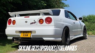 R34 Skyline gets uprated clutch & louder! | FuelJunkies