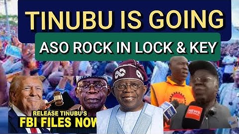 TINUBU IS GOING AS PROTEST 2 FØRÇÉ TINUBU OUT OF ASO ROCK BEGINS ANNOUNCE HIS REPLACEMENT