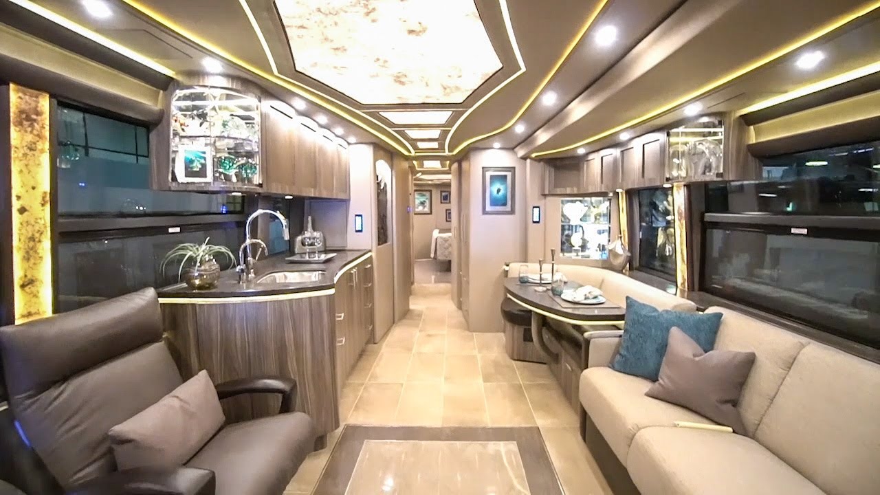 A Detailed Look Inside A 2.5 Million Dollar Prevost Motorhome - 2020 ...