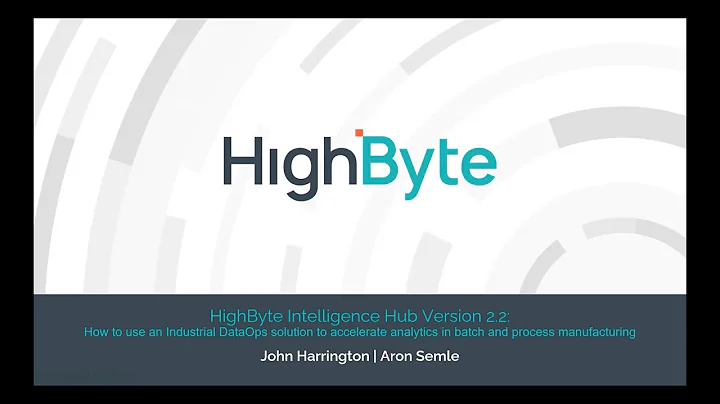 How to use an Industrial DataOps solution to accelerate analytics
