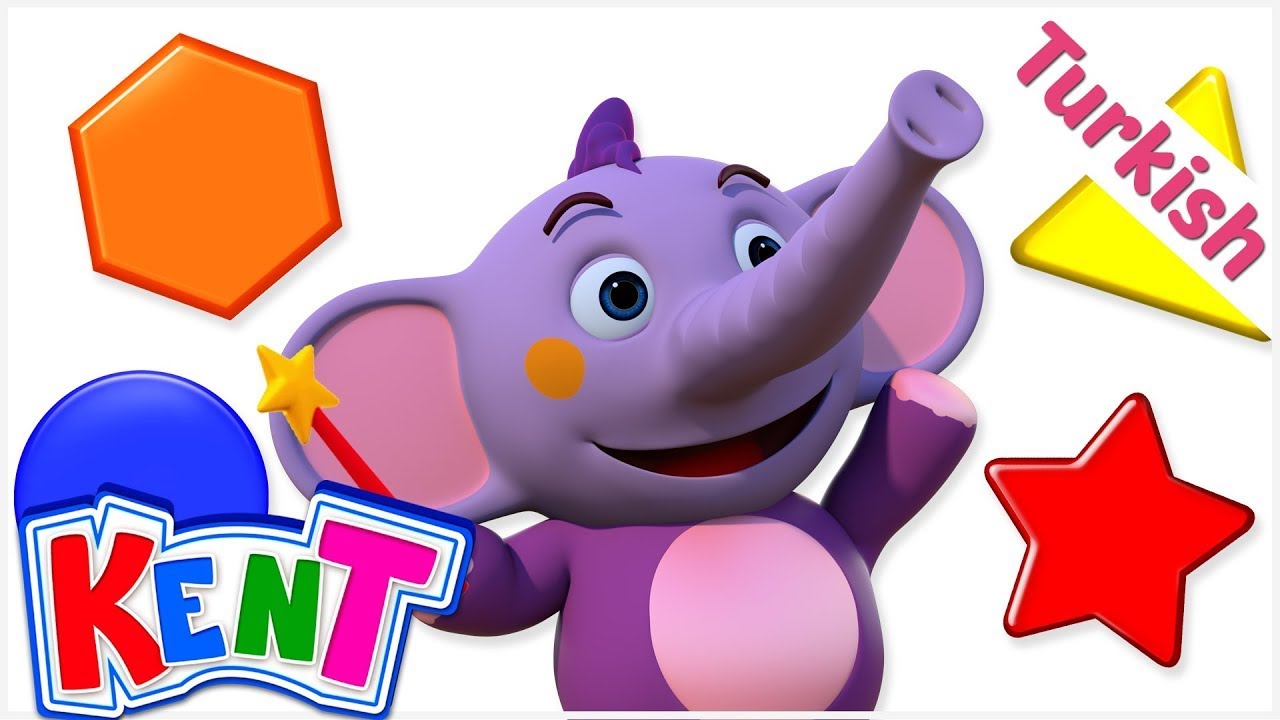 ⁣Kent The Elephant | Bulmaca Küpü Ile Renkler| Learn Shapes With Puzzle Cubes | Sevimli Fil Kent