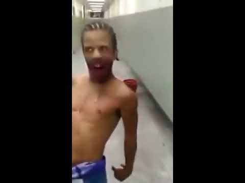 Brazilian Man take drug Flakka and turn into a Zombie