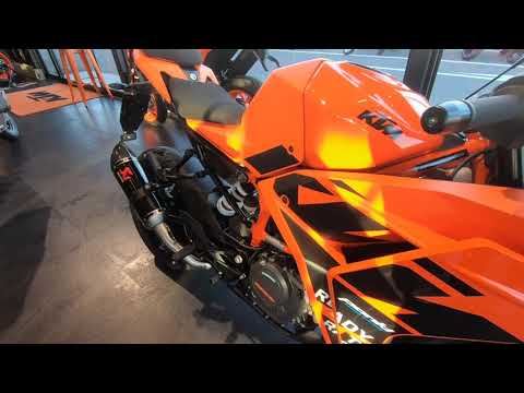 サウンドあり】RC390 GPに純正オプションのアクラポヴィッチマフラー