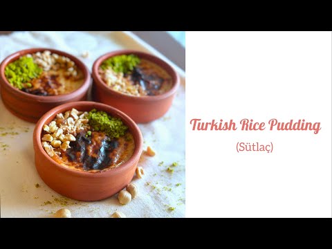 Turkish Rice Pudding (sütlaç) , one of the milk- based Turkish puddings is creamy and so delicious.