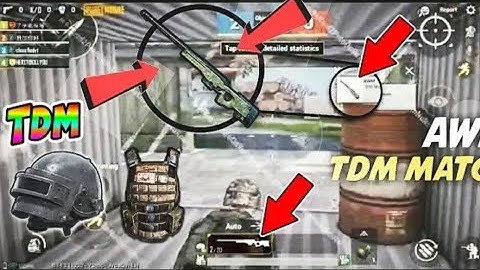 GET AWM IN TDM MATCH AND LEVEL 3 VEST AND  HELMET LIVE PROOF| NEW UPDATE IN PUBG MOBILE