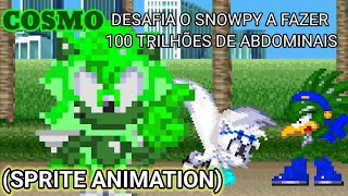 Cosmo Desafia O Snowpy A Fazer 100 Trilhões De Abdominais [Sprite Animation]