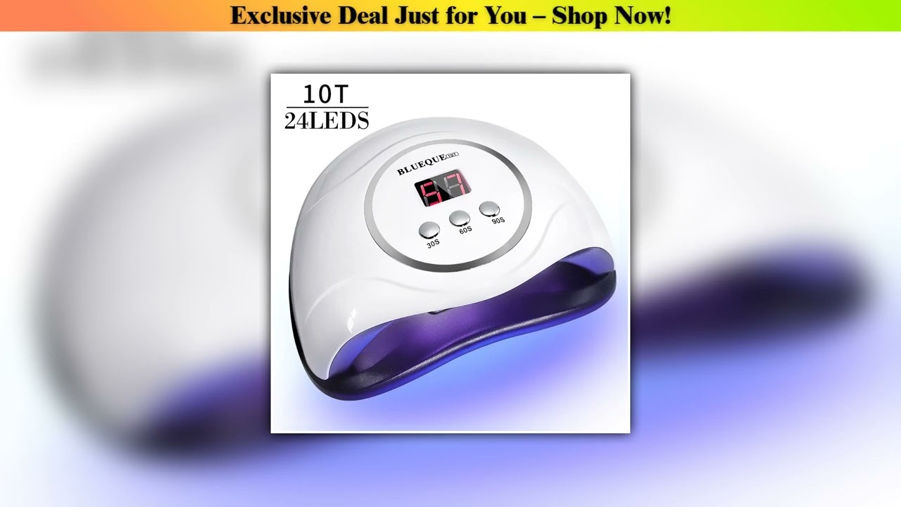 Today Only Professional Nail Lamp LED Manicure UV Lamp Nail Dryer for UV Gel LED Gel Nail Machine S