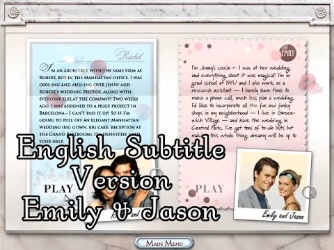 Dream Day Wedding:Married in Manhattan/ドリームデイ ウエディング：マンハッタンの結婚式 プレイ動画(英語Ver.) エミリー＆ジェイソン編