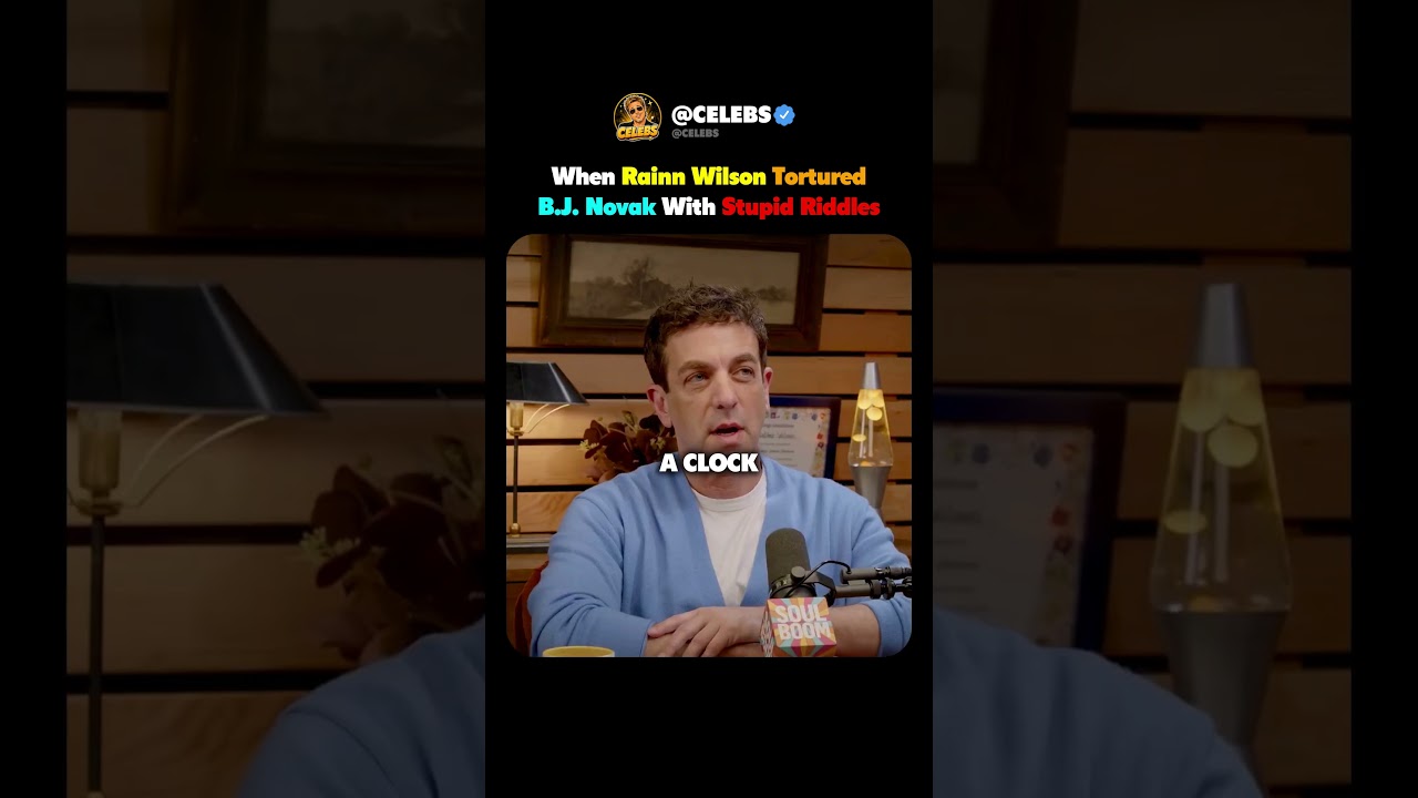 When Rainn Wilson Tortured B J  Novak With Stupid Riddles