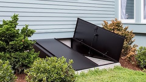 BILCO Time Lapse Basement Door Installation