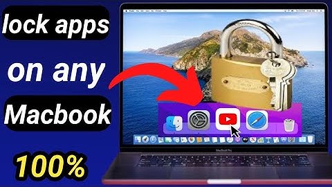 Apps vergrendelen op een MacBook // Macbook App Locker