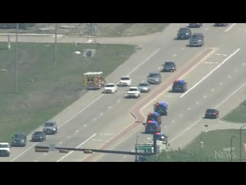 Stolen ambulance leads Dallas police on high-speed chase