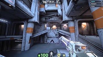 Unreal Tournament Pre-Alpha DM-Outpost23 bots(5/7) Instagib Lowsettings