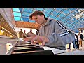 Interstellar Airport Piano Performance Paris