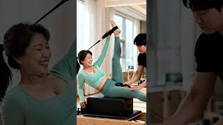 驚きの柔軟性, ストラップを使った股関節と脚のパーフェクトストレッチ    #Viral #Shorts