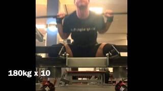 Squat 180Kg X 10 At 74Kg Body Weight