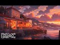 Smooth Jazz Evening: Calm Seaside Cafe Ambience - Relaxing Instrumental Music to Soothe Your Night