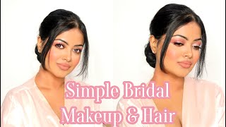 Natural Bridal Makeup & Hair Style Tutorial | SINHALA | Rochelle Wick