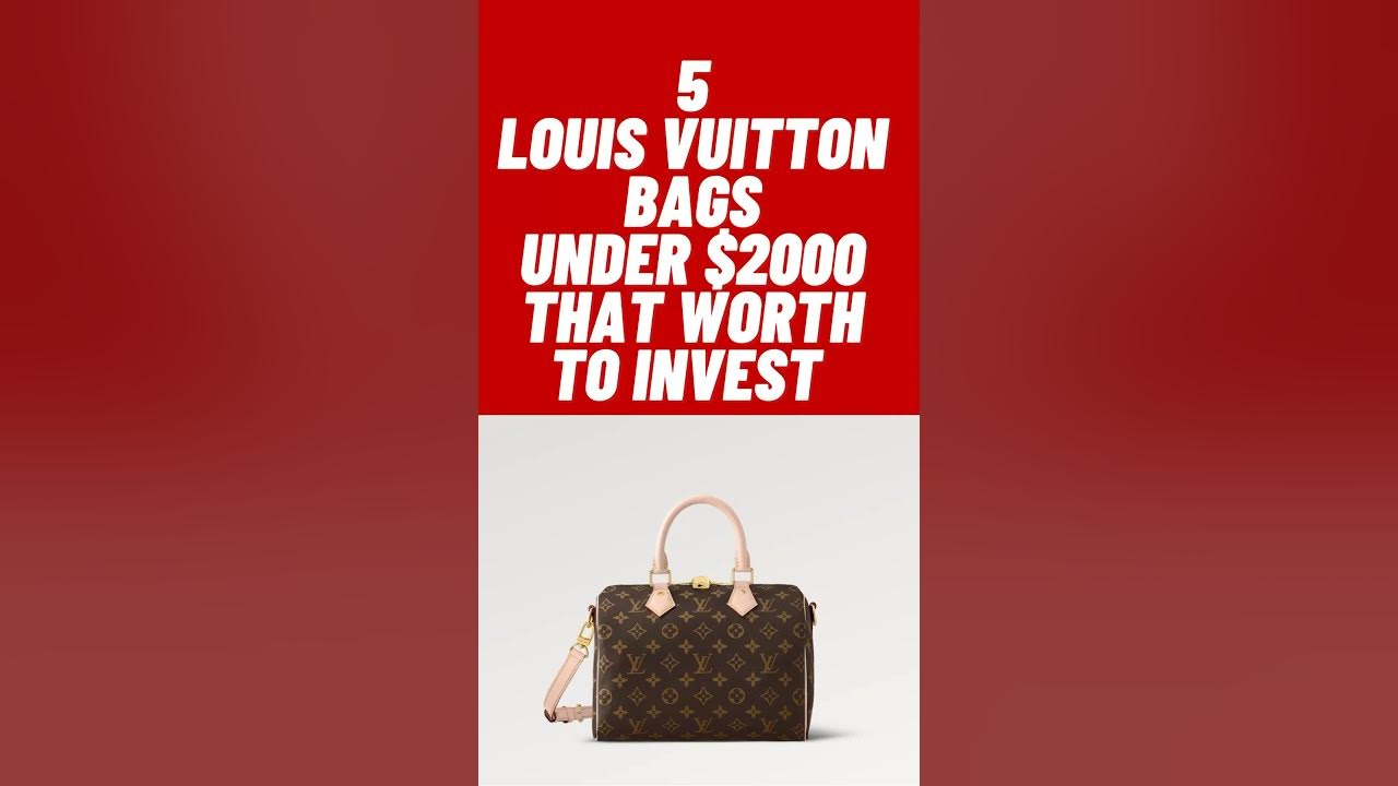 Why Should Invest In Louis Vuitton Bags