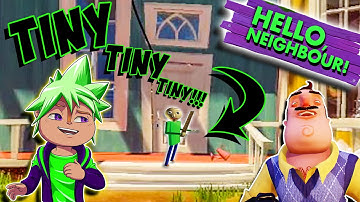 CHIPMUNK vs SUPER TINY BALDI | Hello Neighbor Mod