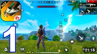 Free Fire MAX - Gameplay Part 1 Tutorial, Battle Royale, Solo Win (iOS, Android)