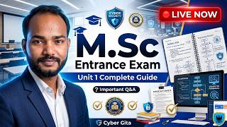 M.Sc Cyber Security & Cyber Forensics Entrance Exam 2026 | Unit 1 Programming | Important Q & A